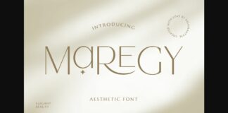 Maregy Font Poster 1