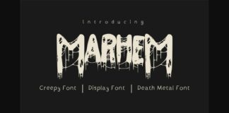 Marhem Font Poster 1