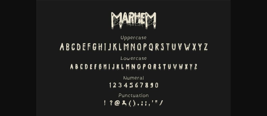 Marhem Font Poster 7