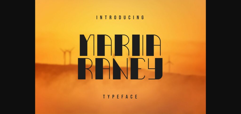 Maria Raney Font Poster 3