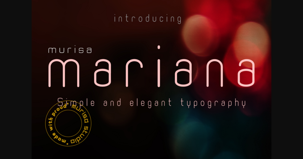 Mariana Font Poster 3