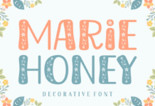 Marie Honey Font Poster 1
