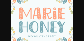 Marie Honey Font Poster 1