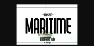 Maritime Font Poster 1