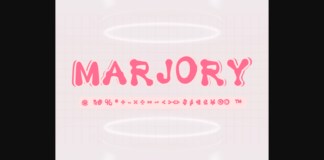 Marjory Font Poster 1