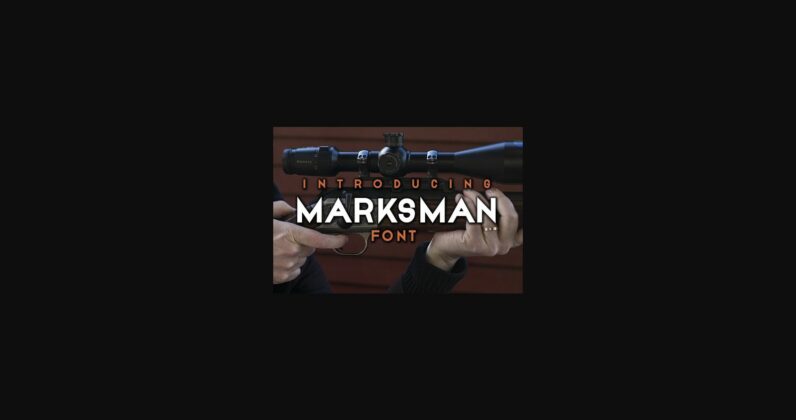 Marksman Font Poster 3