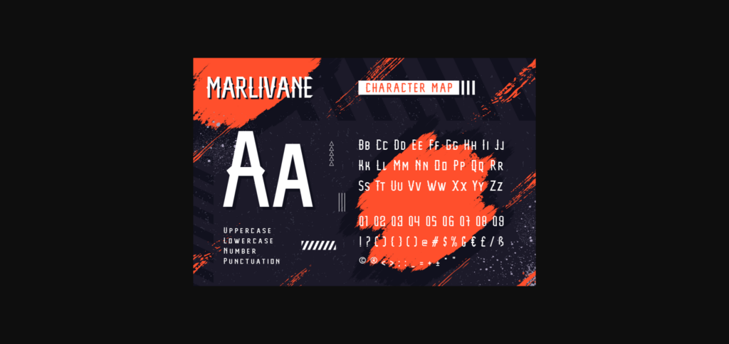 Marlivane Font Poster 2