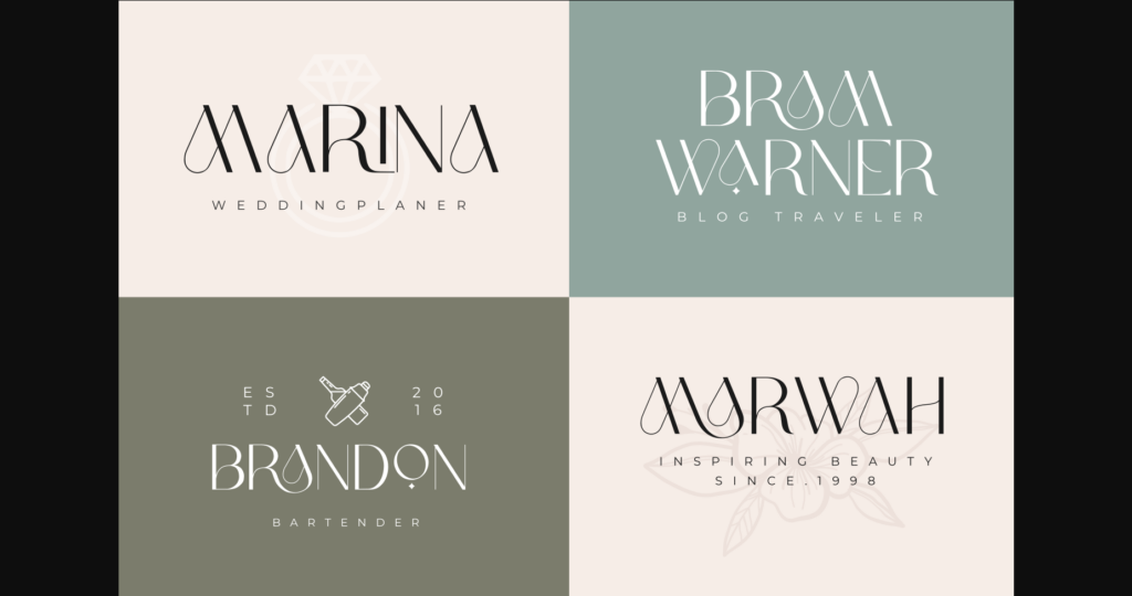 Maron Barista Font Poster 4