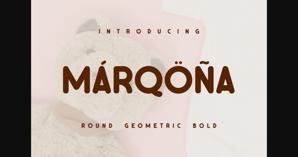 Marqona Font Poster 1