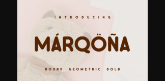 Marqona Font Poster 1