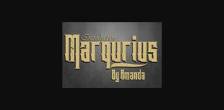 Marqurius Font Poster 1