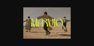 Marvio Font Poster 1