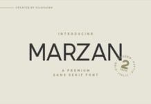 Marzan Font Poster 1