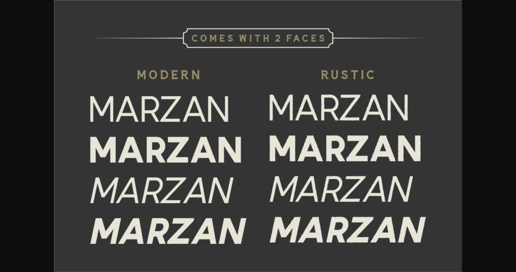 Marzan Font Poster 4