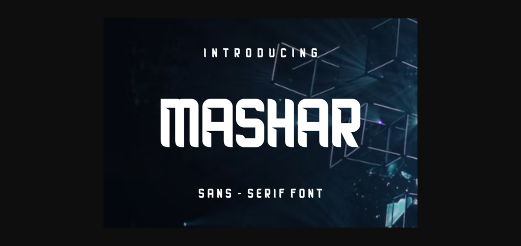 Mashar Font Poster 3