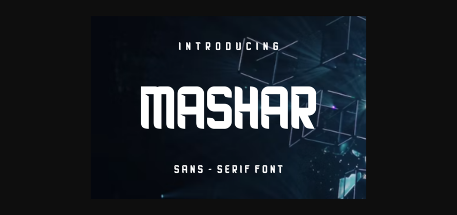 Mashar Font Poster 1