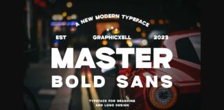 Master Bold Font Poster 1