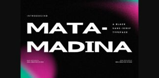 Matamadina Font Poster 1