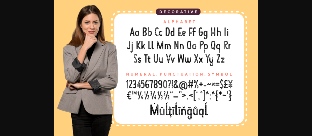 Matilda Beatrix Font Poster 7