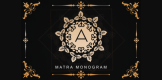 Matra Monogram Font Poster 1