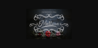 Mattina Font Poster 1