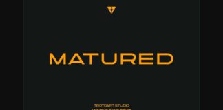 Matured Font Poster 1