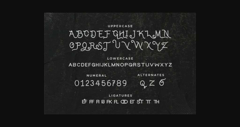 Maventurst Font Poster 4