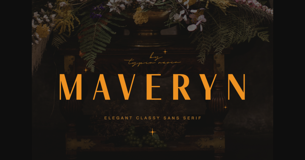 Maveryn Font Poster 3