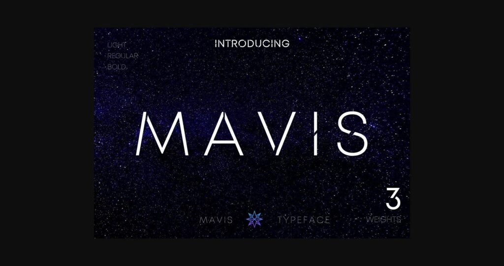 Mavis Font Poster 3