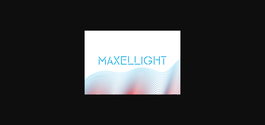 Maxellight Font Poster 1