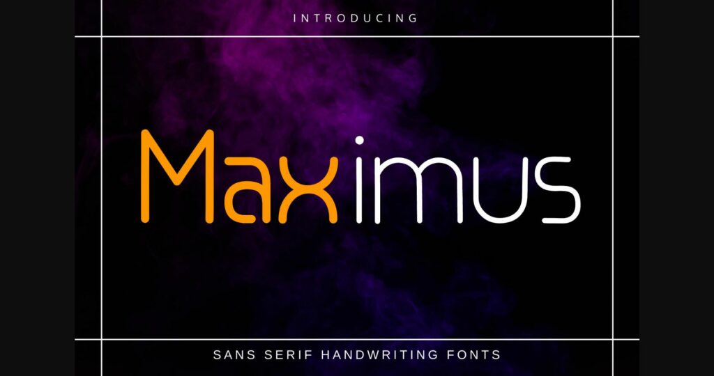 Maximus Font Poster 3