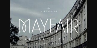 Mayfair Font Poster 1