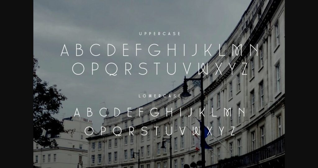 Mayfair Font Poster 4