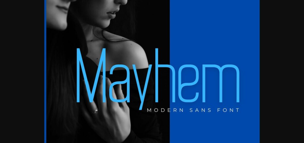 Mayhem Font Poster 1