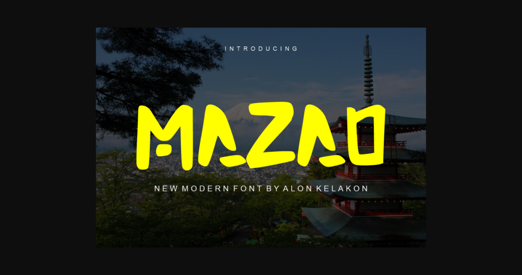 Mazao Font Poster 3