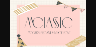 Mclassic Font Poster 1