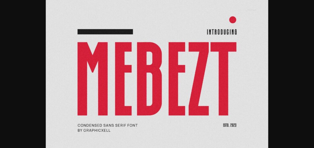 Mebezt Font Poster 3