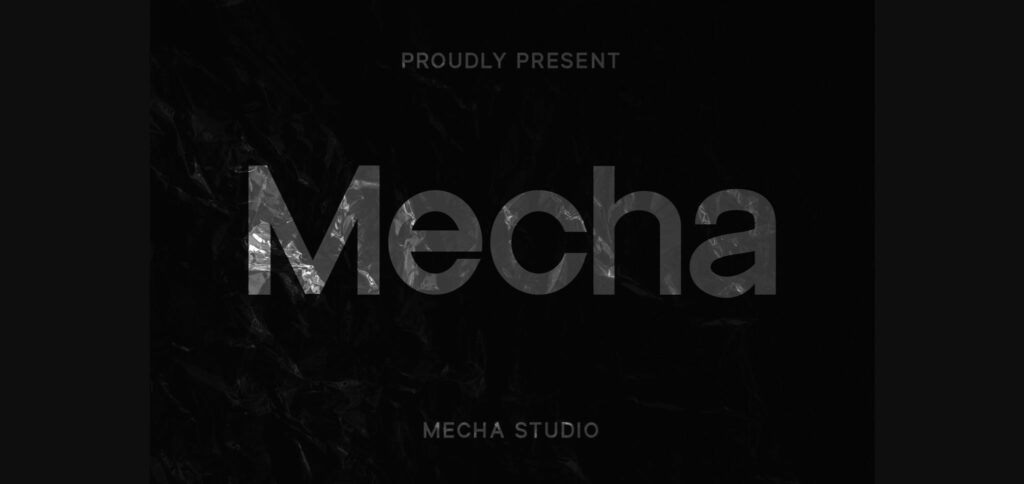 Mecha Font Poster 3