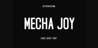 Mecha Joy Font Poster 1