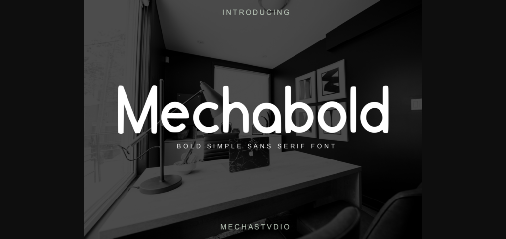 Mechabold Font Poster 3