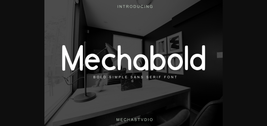 Mechabold Font Poster 1