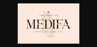 Medifa Font Poster 1