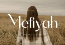 Mefiyah Fonts