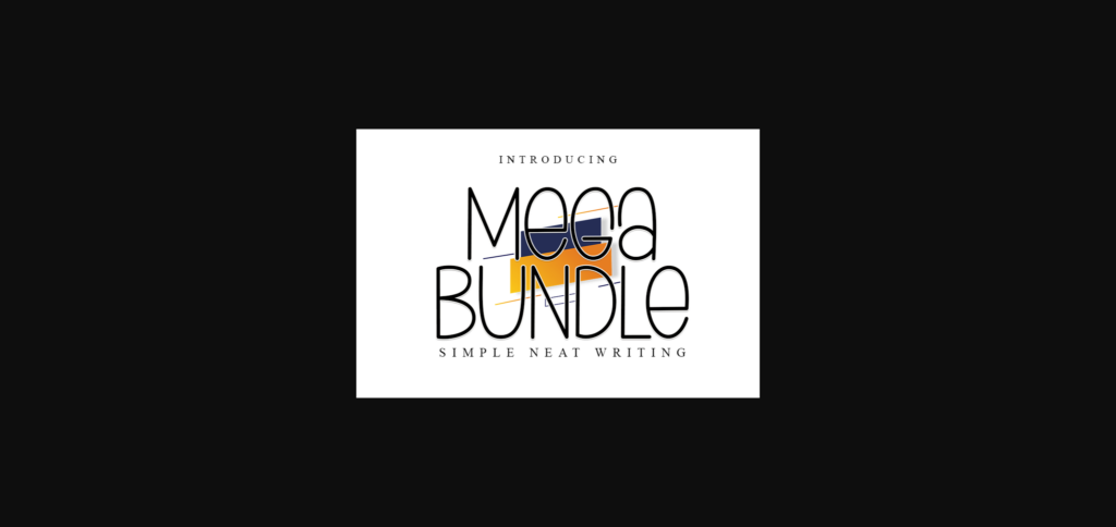 Mega Bundle Font Poster 3