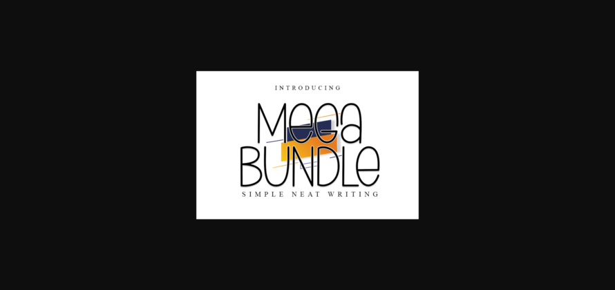 Mega Bundle Font Poster 3