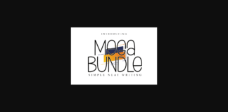 Mega Bundle Font Poster 1