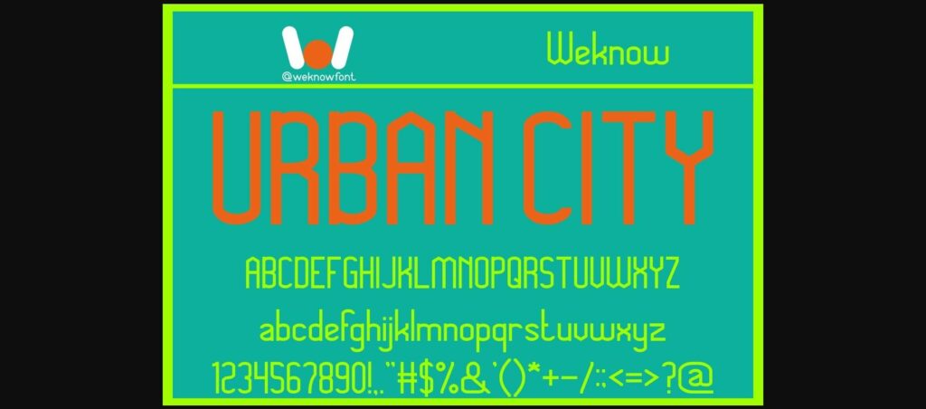 Megapolitan Jakarta Font Poster 5