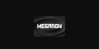 Megaron Font Poster 1