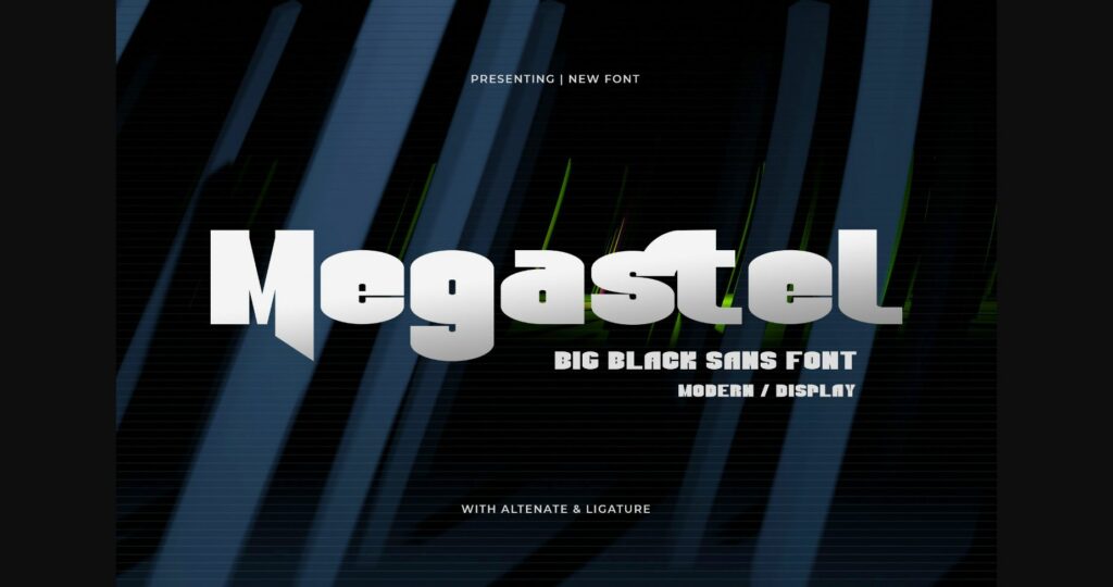 Megastel Font Poster 1