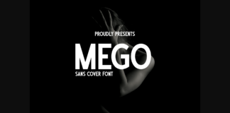 Mego Font Poster 1
